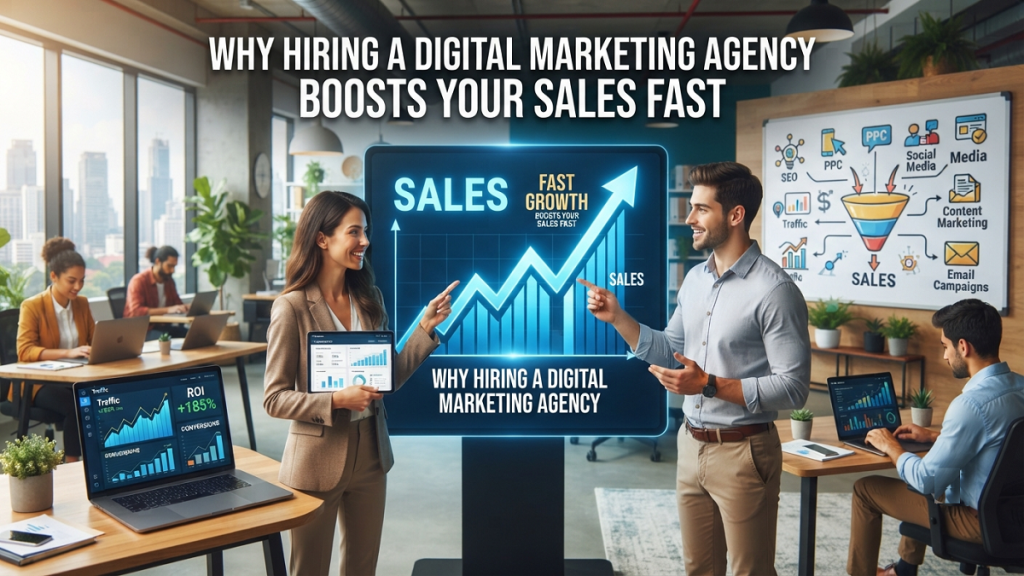 Why Hiring a Digital Marketing Agency Boosts Your Sales Fast