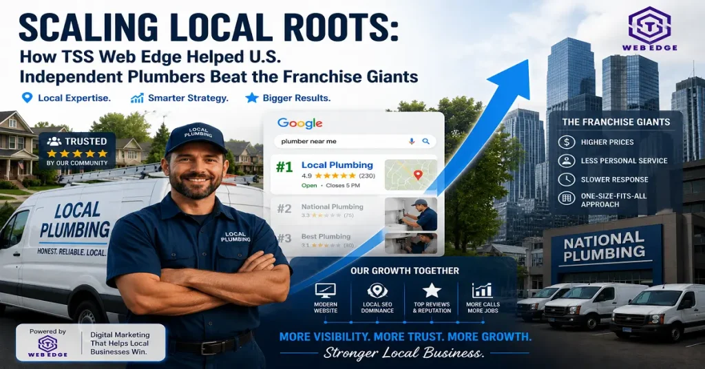 Scaling Local Roots: How TSS Web Edge Helped U.S. Independent Plumbers Beat the Franchise Giants