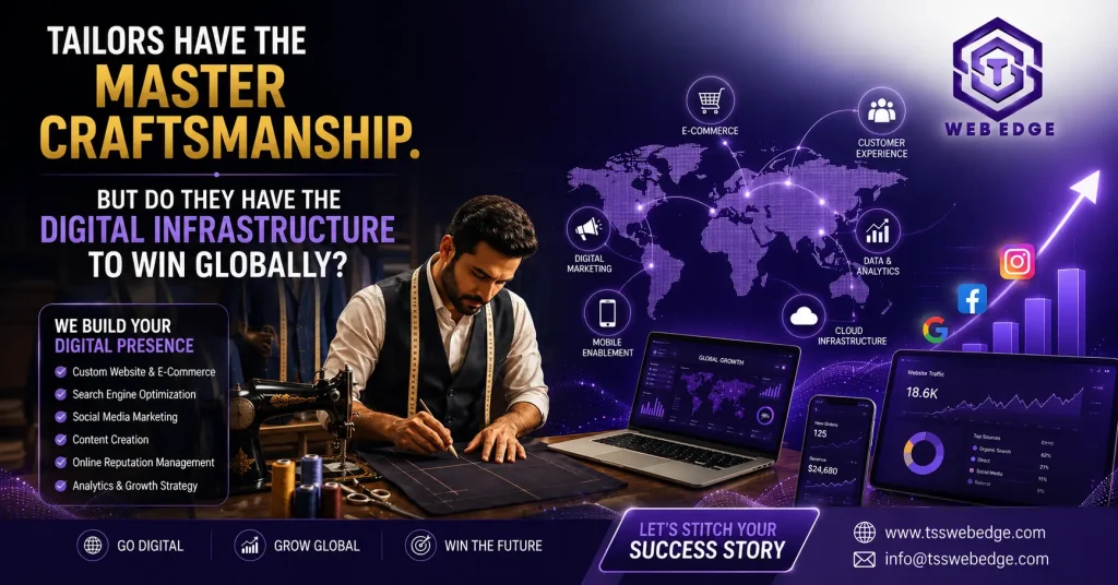 Tailors have the Master Craftsmanship. But do they have the Digital Infrastructure to win Globally?